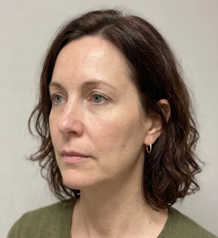 Ober- und Wangen nachher